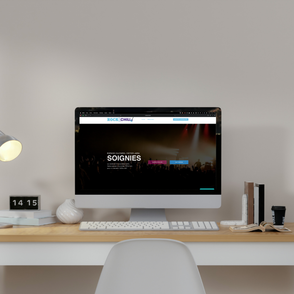 Black and White Minimalist Desktop Mockup Instagram Post-2