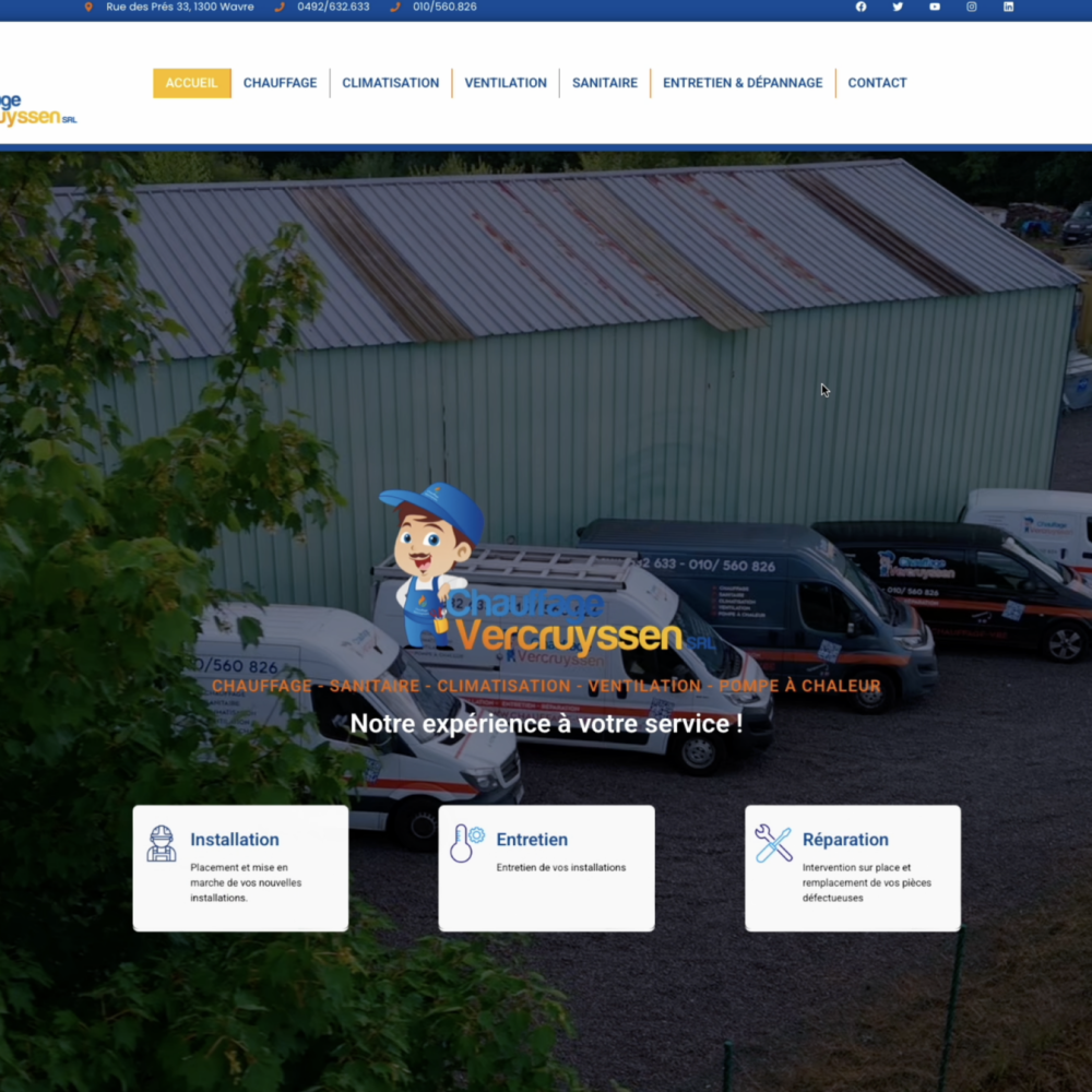 Site Web - Chauffage-V
