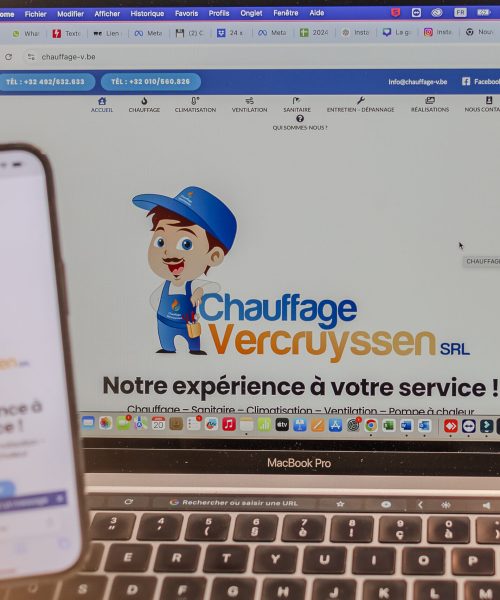 Site Web - Chauffage V shooting